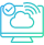 Remote sensing data analysis icon